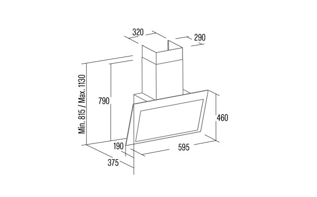 Аспиратор CATA THALASSA PRO 600 GBK